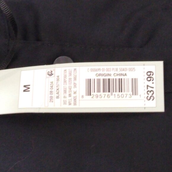 Prologue Puff Long Sleeve Button-Up Midi-Length Shirt Dress Tie Waist Medium NWT - Picture 4 of 4